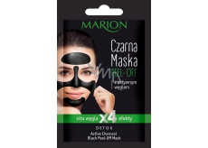 Marion Detox Black Peel Off s aktivním dřevěným uhlím a lékořicovým extraktem pro uvolnění pórů slupovací pleťová maska 6 g