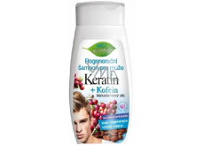 Bione Cosmetics for Men Keratin & Kofein regenerační šampon na vlasy 260 ml