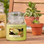 Yankee Candle Lime & Coriander - Limetka a koriandr vonná svíčka Classic střední sklo 411 g