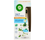 Air Wick Active Fresh Svěží bavlna automatický osvěžovač vzduchu + náplň na vodní bázi 228 ml