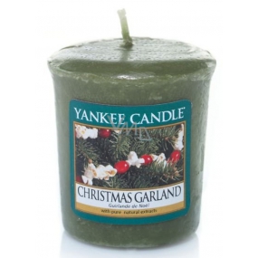 Yankee Candle Christmas Garland - Vánoční věnec vonná svíčka votivní 49 g