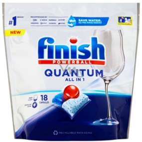 Finish Quantum All in 1 tablety do myčky 18 kusů