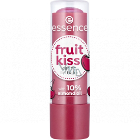 Essence Fruit Kiss Caring Lip Balm balzám na rty 02 Cherry Love 4,8 g