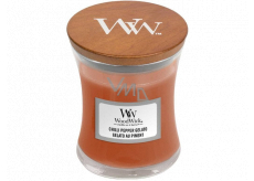 WoodWick Chilli Pepper Gelato - Zmrzlina s čili a pepřem vonná svíčka s dřevěným knotem a víčkem sklo střední 275 g