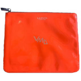 Lanvin Letní toaletní taštička neonová oranžová 25 x 20 cm