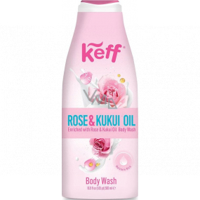 Keff Růže & Kukui olej mycí gel na tělo 500 ml