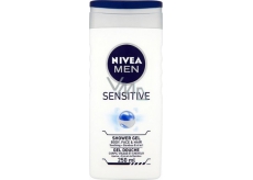 Nivea Men Sensitive sprchový gel na tělo, tvář a vlasy 250 ml