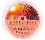 Heart & Home Dotek tropického ráje Sojový přírodní vonný vosk 27 g