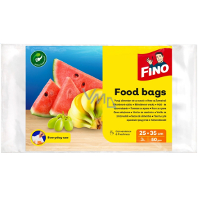 Fino Food bags sáčky mikroténové 3 litry, 25 x 35 cm, 50 kusů