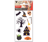 Tetovací obtisky Halloween dům 6 x 10 cm