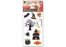 Tetovací obtisky Halloween dům 6 x 10 cm