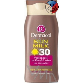 Dermacol Sun Milk SPF30 voděodolné zvláčňující mléko na opalování 200 ml