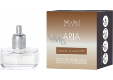 Millefiori Milano Aria Sandalo Bergamotto - Santálové dřevo a bergamot náplň do elektrického difuzéru voní 6-8 týdnů 20 ml