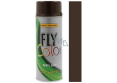 Color Works Fly Color RAL akrylátová barva sprej 8017 Čokoládově hnědá 400 ml