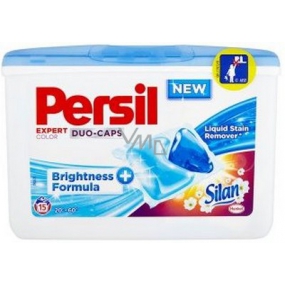 Persil Color Duo-Caps Color by Silan gelové kapsle na barevné prádlo 15 dávek 32 g