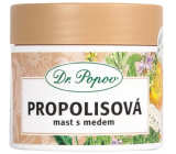 Dr. Popov Propolisová mast s medem na popraskanou pokožky, jizvy, vrásky, kožní problémy, sluneční záření 50 ml