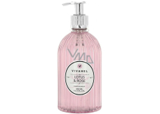 Vivian Gray Vivanel Lotus Rose luxusní tekuté mýdlo s dávkovačem 350 ml