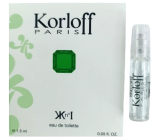 Korloff Kn°1 Green Diamond toaletní voda pro ženy 1,5 ml vialka