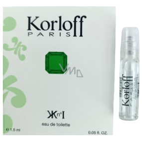 Korloff Kn°1 Green Diamond toaletní voda pro ženy 1,5 ml vialka