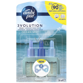 Ambi Pur 3 Volution Ocean Mist osvěžovač vzduchu elektrický náhradní náplň 20 ml