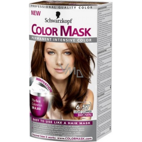 Schwarzkopf Color Mask barva na vlasy 657 Světlý měděně hnědý