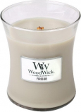 WoodWick Fireside - Oheň v krbu vonná svíčka s dřevěným knotem a víčkem sklo střední 275 g