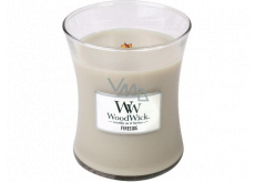 WoodWick Fireside - Oheň v krbu vonná svíčka s dřevěným knotem a víčkem sklo střední 275 g