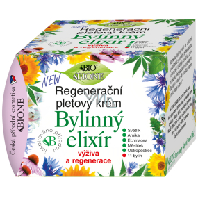 Bione Cosmetics Bylinný elixír regenerační pleťový krém 51 ml