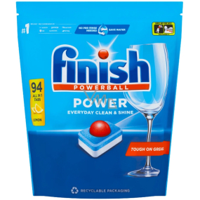 Finish Powerball All in 1 Lemon, tablety do myčky 94 kusů