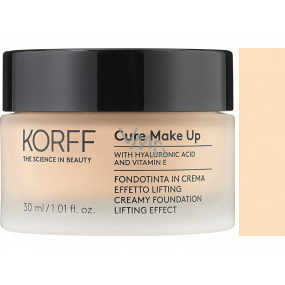 Korff Cure Make Up Creamy Foundation Lifting Effect liftingový krémový make-up 01 Creamy 30 ml