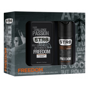 Str8 Freedom voda po holení 100 ml + deodorant sprej 150 ml, dárková sada