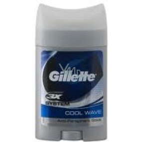 Gillette 3x System Cool Wave antiperspirant deodorant stick pro muže 48 ml