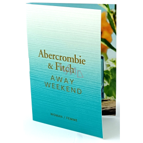 Abercrombie & Fitch Away Weekend parfémovaná voda pro ženy 2 ml s rozprašovačem, vialka