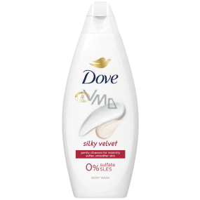 Dove Silky Velvet hydratační sprchový gel 250 ml