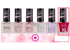 Moje Easy Paris 10Days Efecto Gel gelový lak na nehty 030 Vínový 15 ml