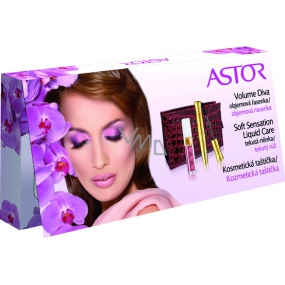 Astor Volume Diva 7 ml, tekutá rtěnka 5 ml a kosmetická taštička, kosmetická sada