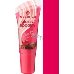 Essence Glossy Lipbalm balzám na rty s leskem 03 Cherry Brownie 8 ml