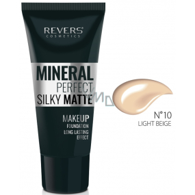 Revers Mineral Perfect Silky Matte hydratační a matující make-up 10 Light Beige 30 ml