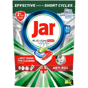 Jar Platinum Plus Machine Clean Action kapsle do myčky nádobí 42 kusů