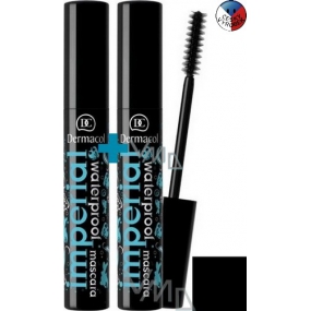 Dermacol Imperial Long Lash voděodolná řasenka 1 + 1 kusů 2 x 12 ml černá