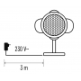 Emos Projektor hvězdy teplá a studená bílá+ 3 m přívodní kabel