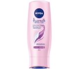 Nivea Hairmilk Natural Shine pečující kondicionér na unavené vlasy bez lesku 200 ml