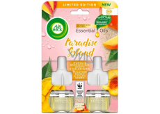 Air Wick Mango broskev Duo elektrický osvěžovač tekutá náplň náhradní náplň 2 x 19 ml