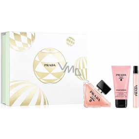 Prada Paradoxe parfémovaná voda 90 ml + parfémovaná voda 10 ml + tělové mléko 50 ml, dárková sada pro ženy