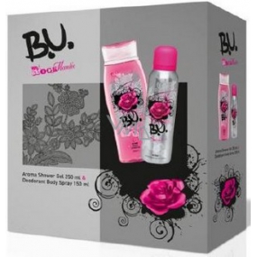 B.U. Rockmantic deodorant sprej 150 ml + sprchový gel 250 ml, pro ženy dárková sada