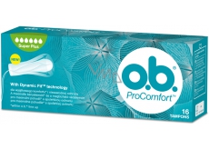 o.b. ProComfort Super Plus with Dynamic Fit tampony 16 kusů