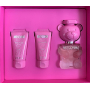 Moschino Toy 2 Bubble Gum toaletní voda pro ženy 50 ml + tělové mléko 50 ml + sprchový gel 50 ml, dárková sada pro ženy