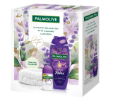 Palmolive Lavender Anti-Stress antiperspirant roll-on 50 ml + Relax sprchový gel 500 ml + čelenka, kosmetická sada pro ženy