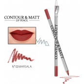 Revers Contour & Matt Lip Pencil konturovací tužka na rty 02 Marsala 2 g