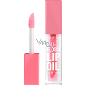 Rimmel London Oh My Gloss olej na rty 001 Pink Flush 4,5 ml